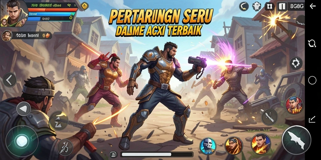 Tangkap momen seru dalam pertempuran action penuh tantangan.