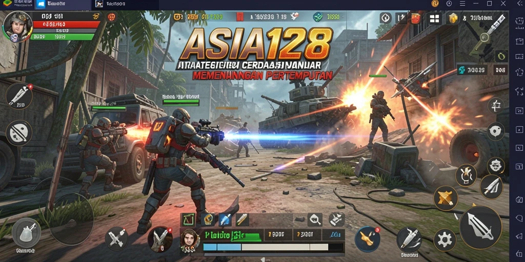 Tangkapan layar permainan ASIA128 menampilkan aksi strategi yang mendebarkan.