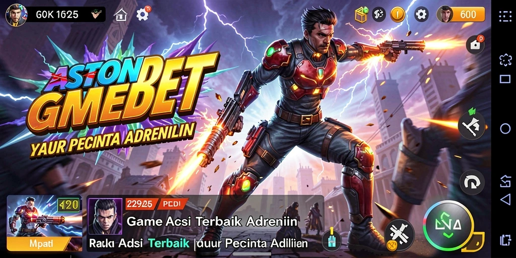 Tampilan gameplay seru di ASTONBET dengan aksi mendebarkan.