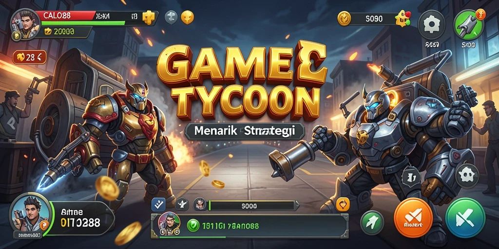 Screenshot CALO288 menampilkan gameplay Tycoon yang seru dan interaktif.