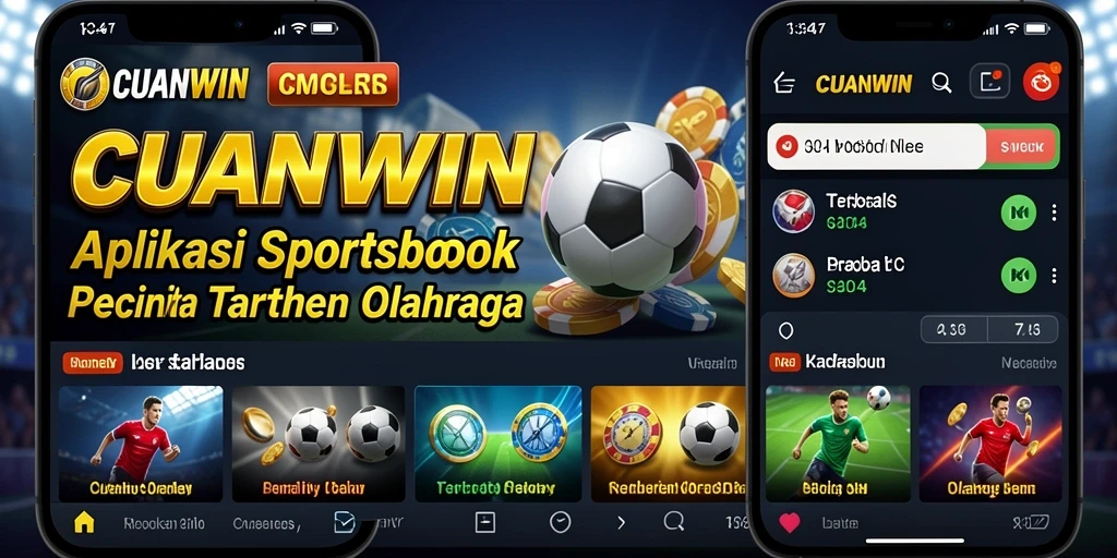 Screenshot CUANWIN menampilkan antarmuka taruhan olahraga yang menarik.