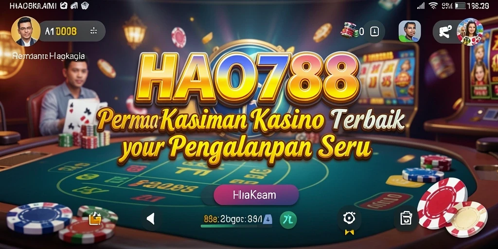 Screenshot gameplay HAO788 menampilkan suasana kasino yang seru.
