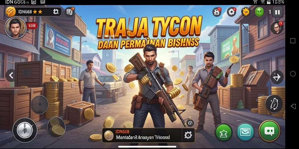 Tampilan gameplay Tycoon yang menarik dan interaktif.