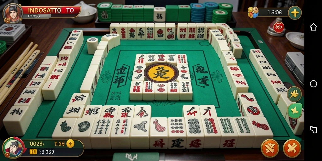 Gameplay mahjong yang mendebarkan dan menarik dalam INDOSATTOTO.