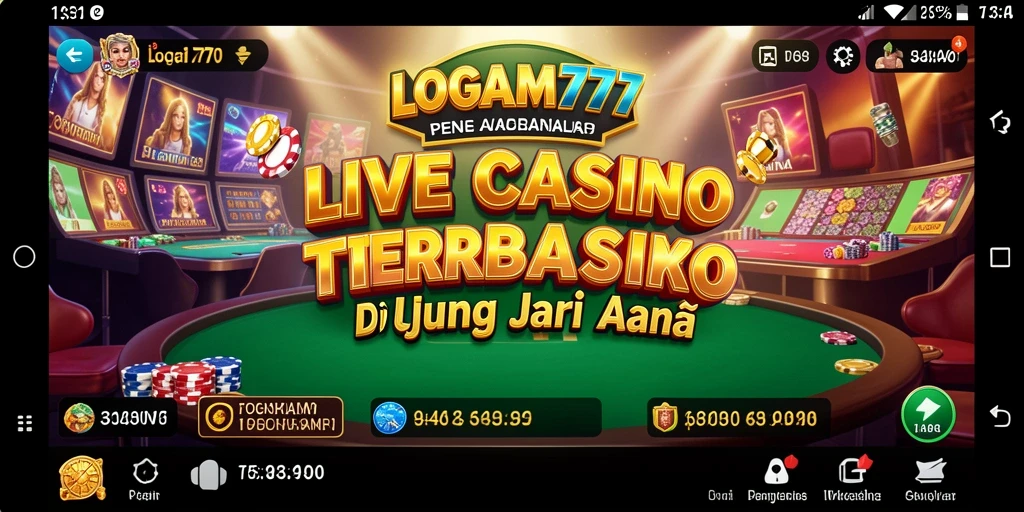 Gameplay menarik di LOGAM777 dengan dealer langsung dan interaksi sosial.