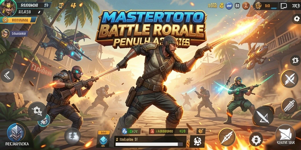 Tampilan gameplay seru dalam MASTERTOTO saat pertarungan berlangsung.