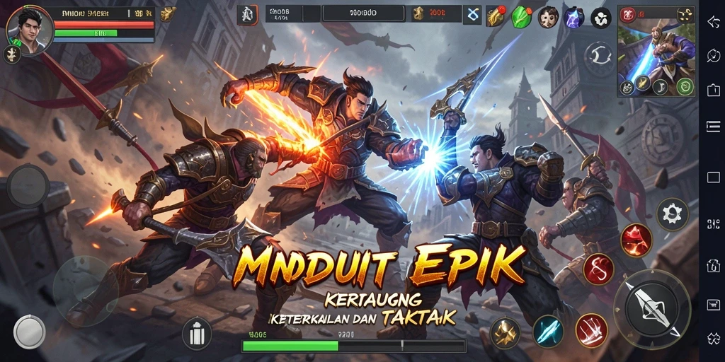 Tampilan aksi epik dalam pertempuran MNDUIT.