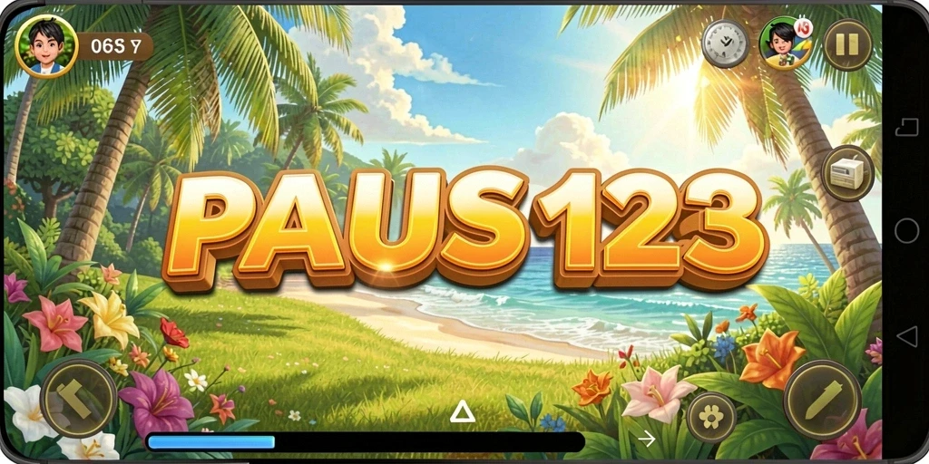 Tampilan gameplay <strong>PAUS123</strong> yang ceria dan menarik.