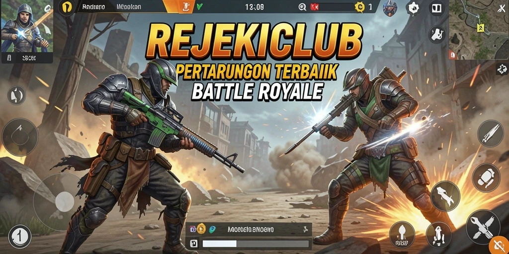 Tampilan gameplay seru dalam REJEKICLUB yang menegangkan.