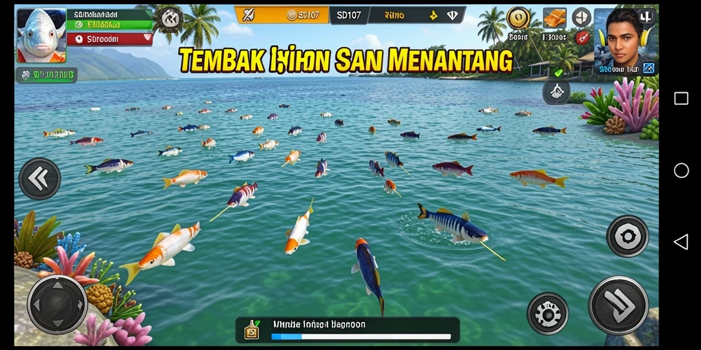 Gameplay seru di SD107 dengan aksi tembak ikan yang mendebarkan.