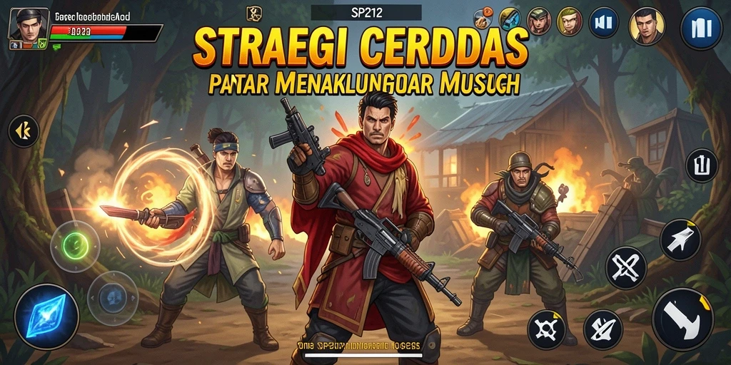 Screenshot dari gameplay SP212 menampilkan taktik pertempuran yang mendebarkan.