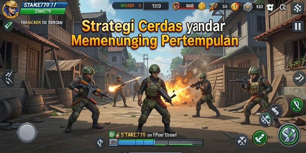 Tangkapan layar utama STAKE779 menampilkan aksi pertempuran strategi yang menegangkan.