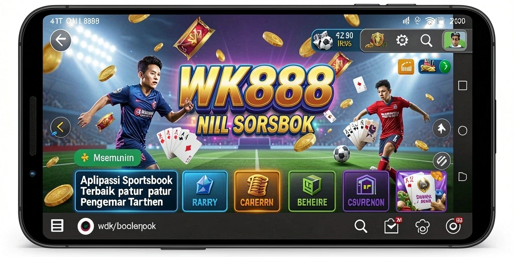 Tampilan gameplay WK888 dengan fitur taruhan olahraga yang interaktif.
