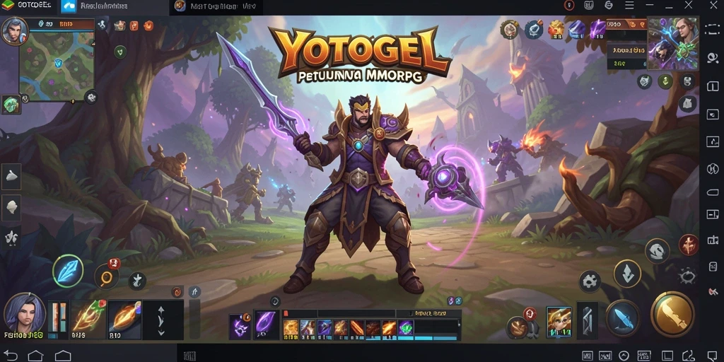 Tampilan menarik dari gameplay seru di YOTOGEL MMORPG.